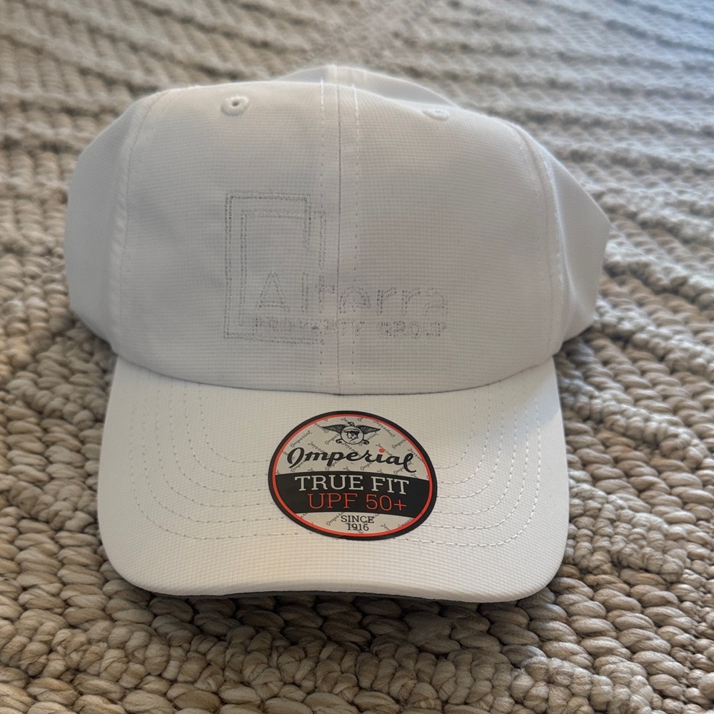 Imperial True Fit Performance Hat – White UPF 50+ Adjustable Cap